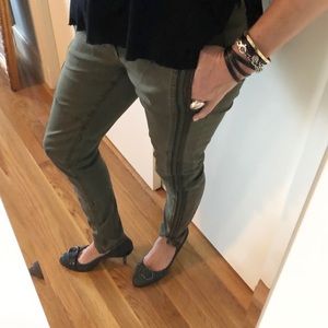 Jordan Louis Zip Skylar Jean Army Green